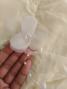fairycore / beach yellow ombre strap top