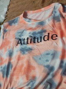 Trendy Tie-Dye Attitude Tee