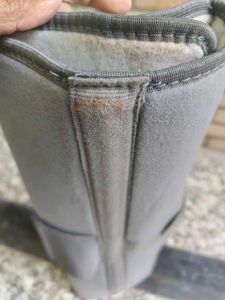 Gray Knee brace