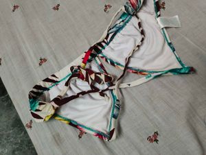 Floral Print Bikini Top