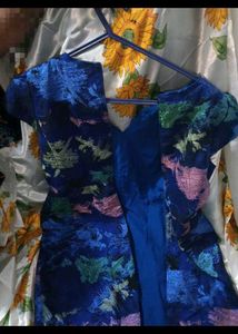 Vibrant Abstract Print Dress (size:xl)