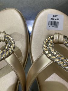 Stylish Embellished Flip-Flops