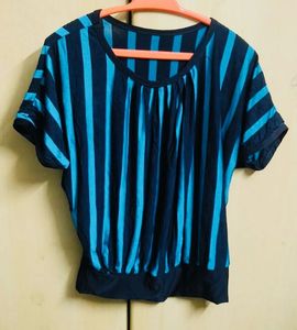 Striped Blouse Top