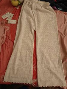 Embroidered Palazzo Pants