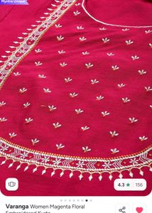 Varanga Elegant Embroidered Kurta