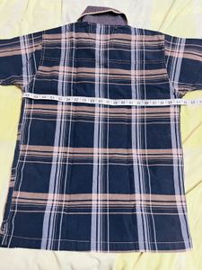 Men's Plaid Polo T-Shirt