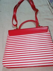 Chic Striped Handbag, Made in Thailand