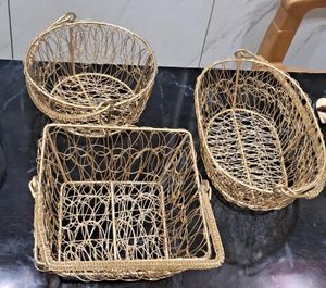 Mesh Wired Baskets combo Of 3