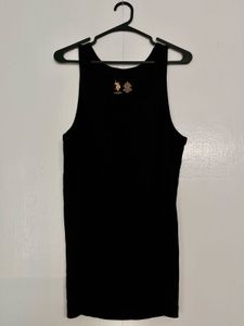 US Polo Assn Black Tank Top