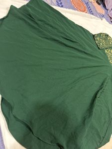 Elegant Green &amp; Gold Kurta