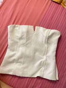 Chic White Corset Top