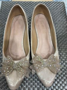 Sparkly Bow Flats
