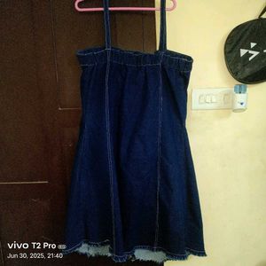 Denim Bodycon Mini Dress