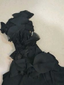 One - Shoulder Chic Black Party top