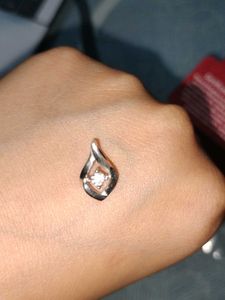 GIVA Sterling Silver Diamond Pendant