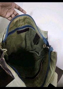 Stylish Brown &amp; Khaki Hobo Bag with multipockets