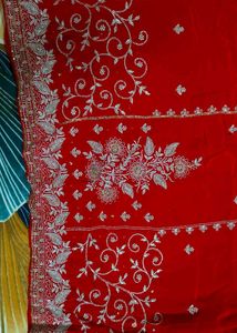 Red Embroidered suit