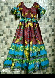 Frida Kahlo Inspired Maxi Dress