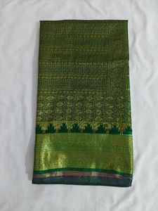 Elegant Green Kanchipuram Silk Saree
