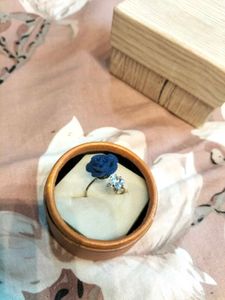Elegant Rose &amp; Diamond Ring