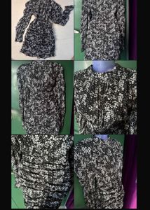 Chic Floral Ruched Mini Dress