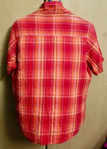 Plaid Button-Up Top