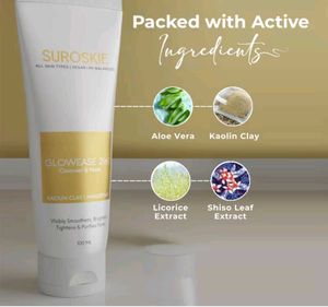 SUROSKIE Glowease 2in1 Cleanser &amp; Mask