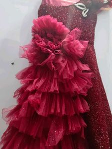 Stunning Ruffled Gown