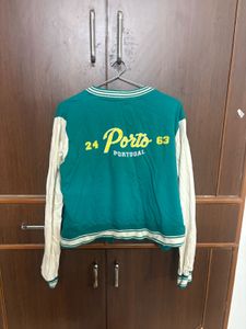Green Varsity Bomber Jacket Porto
