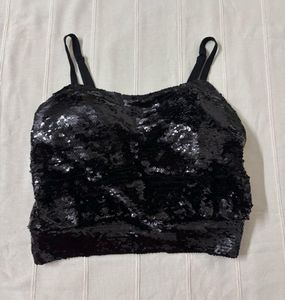 Sparkling Designer Sequin Cami Top/ Blouse