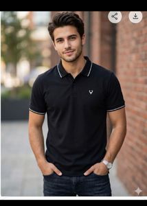 Imported Black Allen solly T-Shirt new with tag
