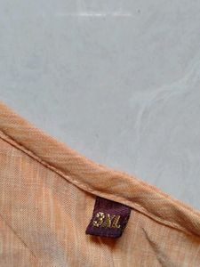 Peach Embroidered Kurta