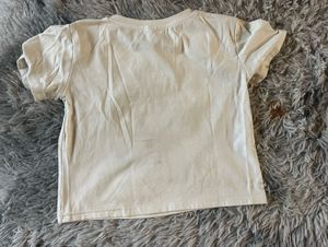 Cute Cherry &amp; Jersey Print T-Shirts