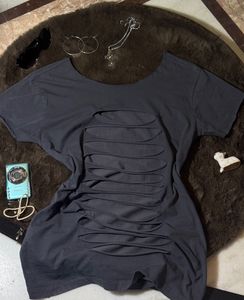 Custom Off the Shoulder Cut out Back