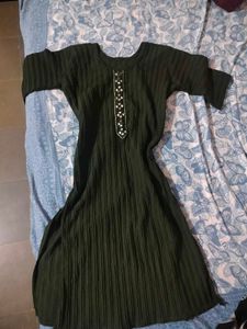 Stylish Olive Green Kurta