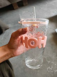 Cute Tumbler with Straw