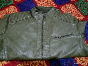 Men Branded Jacket PU Leather Indian Garage Co.