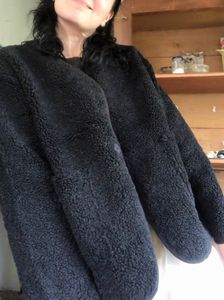 Black Teddy Fleece Jacket
