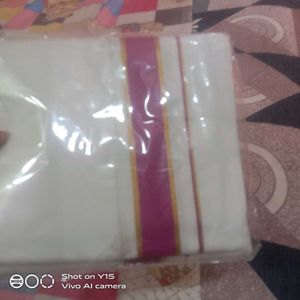 new  Checked shirt Fabric - dhoti