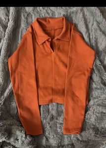 Polo Top🧡🍊🥅🧶