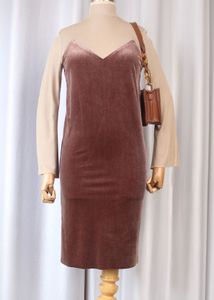 Korean Velvet Dress