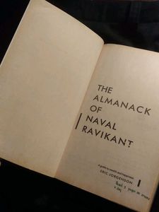 The Almanack of Naval Ravikant Book