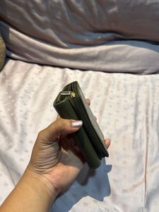 Forever 21 Olive Green Tri-Fold Wallet