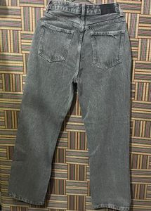 Grey Straight Leg Jean
