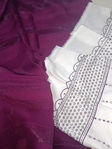 🆕 Partywear Saree with Sequence Work Blouse