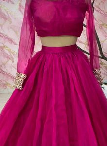 Magenta Lehenga Choli Set