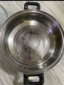 Induction Based Kadhai With Glass Led