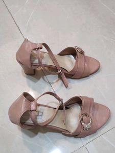 Elegant Pink Block Heels