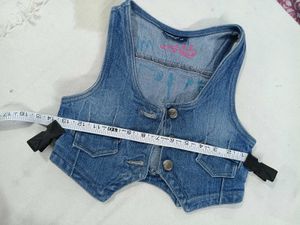 Kids Denim Vest