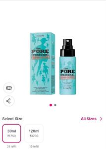 💙 BENEFIT The POREfessional Super Setter Spray 💙